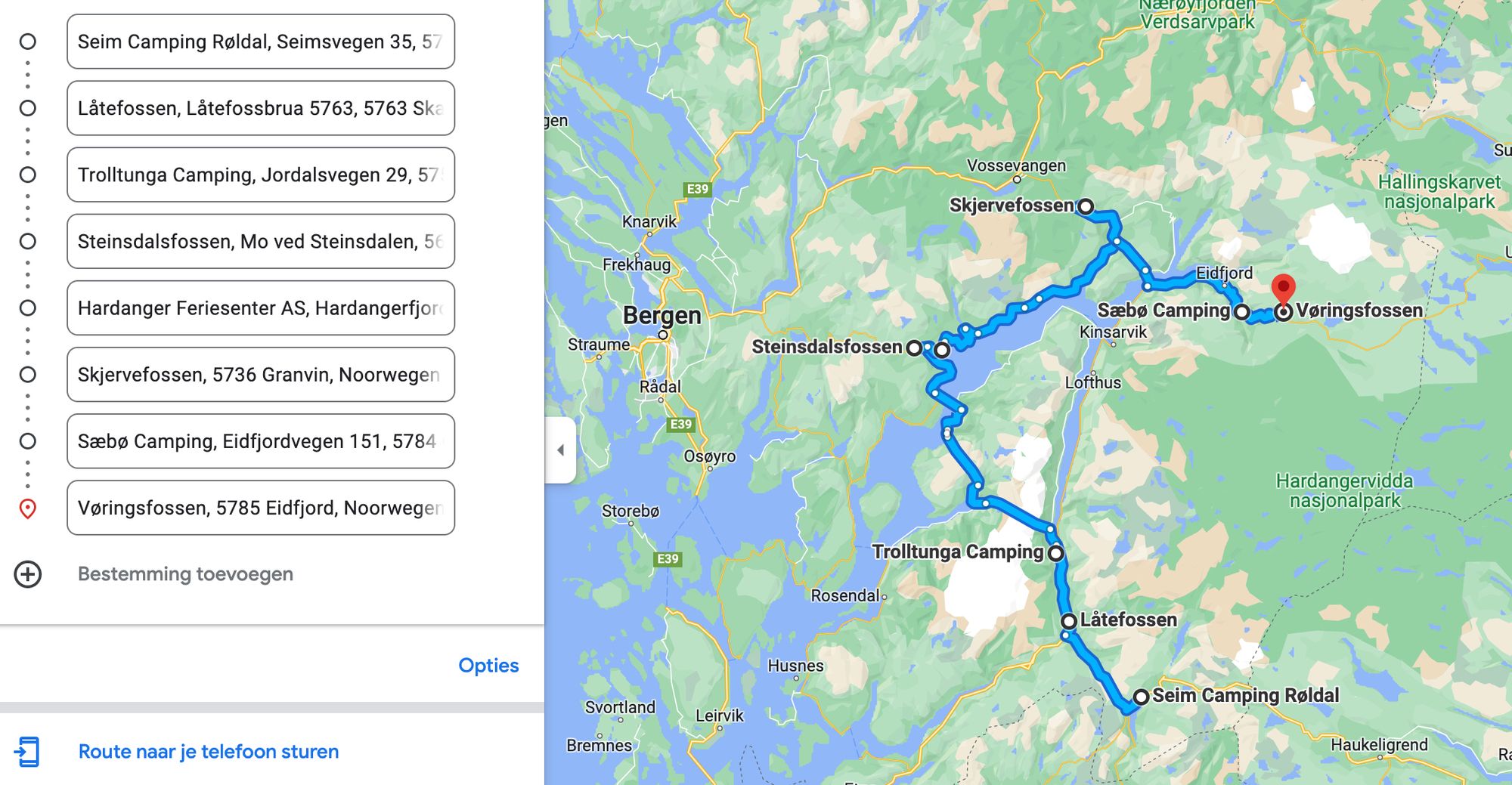 De 4 mooiste watervallen in Vestland Noorwegen + overnachten