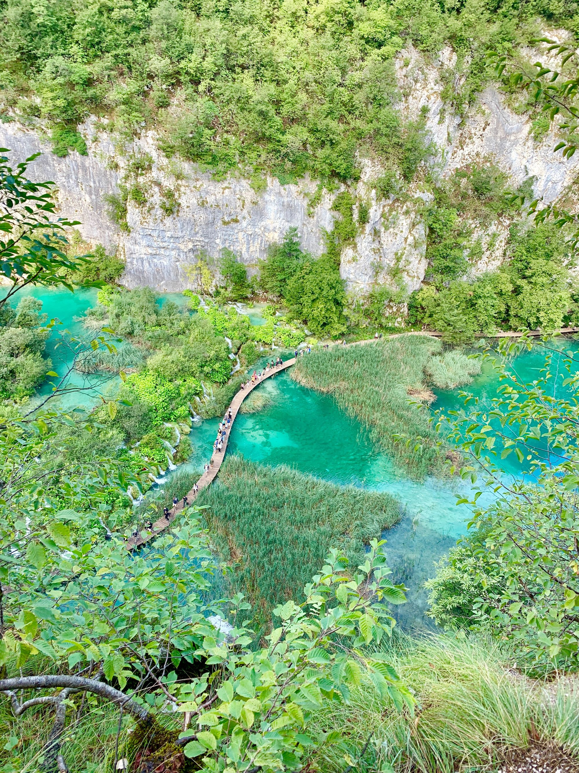Wandelpad bij de Plitvice Meren