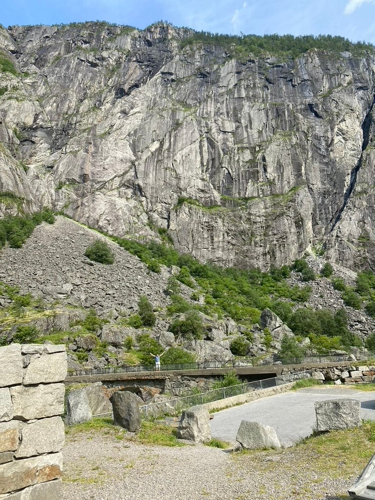 Route van Sæbo Camping naar Vøringfossen
