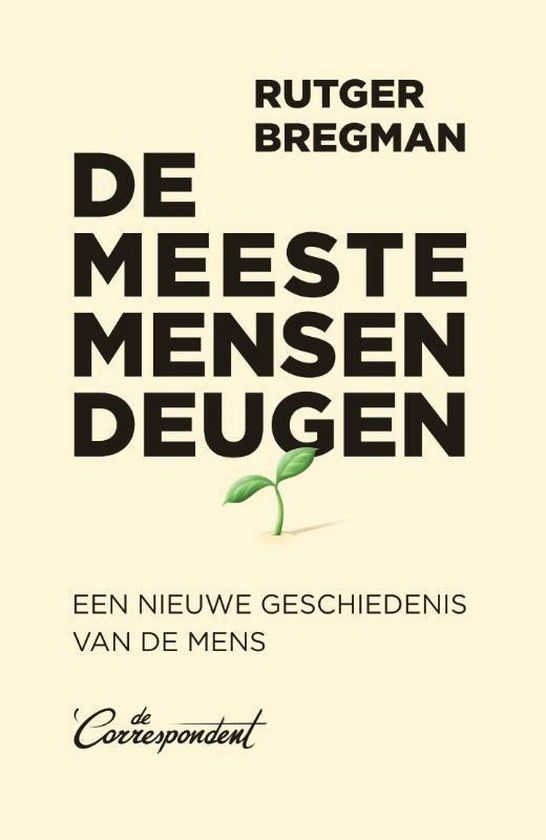 Recensie boek: "De Meeste Mensen Deugen" van Rutger Bregman